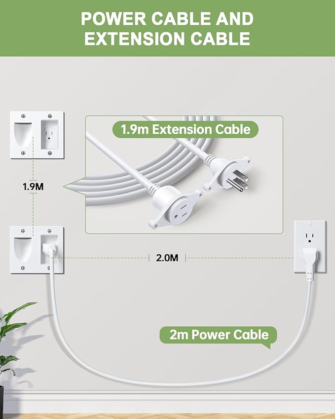 HAPYTHDA in Wall Cable Management Kit, TV Cord Hider - Image 4