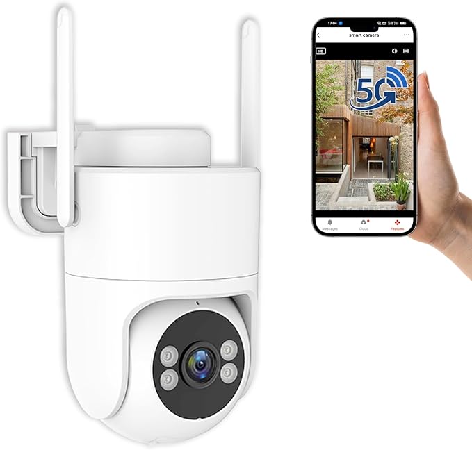 6MP TUYA Security Camera Outdoor, 2.4G/5G WiFi Cameras by CQHCaptureEveryAngleofLife