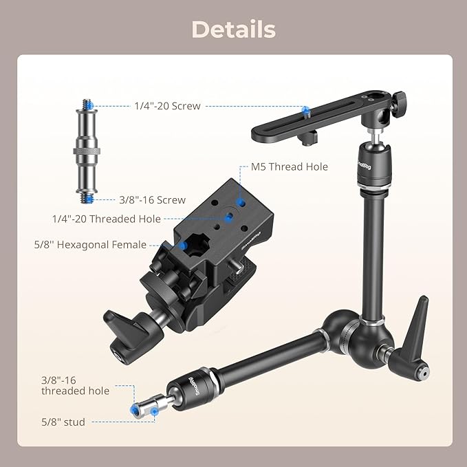 SMALLRIG Friction Magic Arm Camera Mount - Image 4