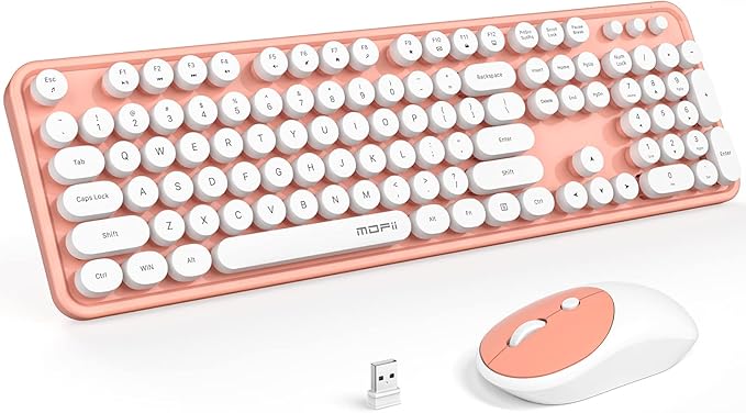 MOFII Wireless Keyboard and Mouse Combo, Computer Full Size 2.4G Plug and Play by MOFII