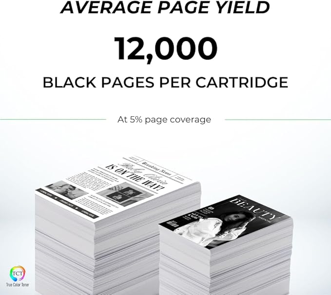 TCT TN810XL Black Toner Cartridge 2 Pack - Image 3