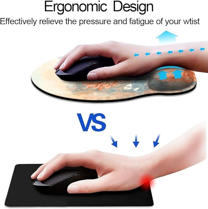 Ergo Comfort Gel Wrist Rest Mouse Pad-Ergonomic Office Mousepad - Image 2
