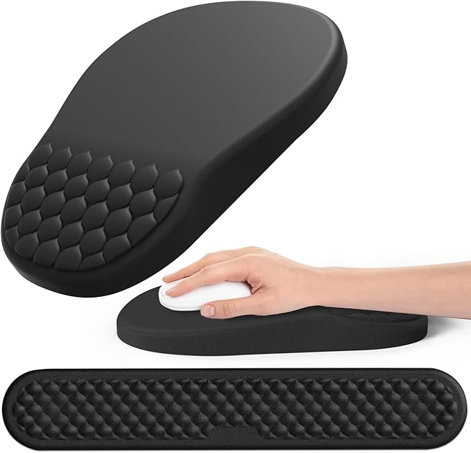 Hasinart Ergonomic Mouse Pad and Keyboard Wrist Rest by Hasinart