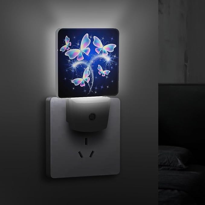 YKJAHSD Butterfly Night Light, Plug into Wall Decor Nightlights - Image 3