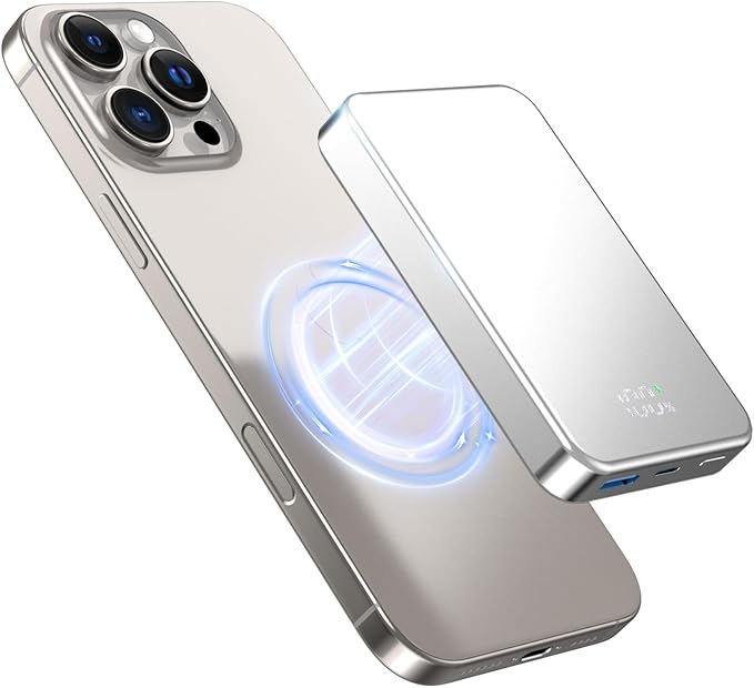 POAQCIF for Magsafe Portable Charger, Aluminum Alloy Small 10000mAh 20W PD by Unknown
