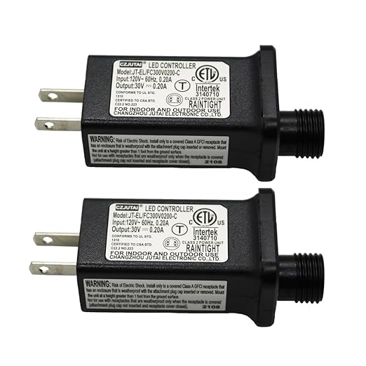 2 PCS 8 Mode Light LED Transformer 30V LED Controller Class 2 Power Supply by Dreamworth