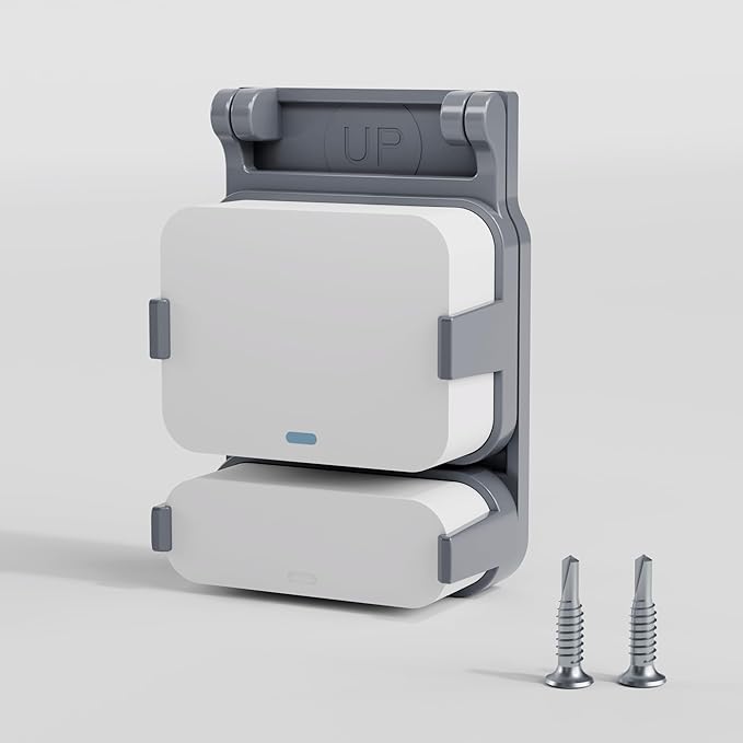 Garage Door Bracket for SimpliSafe Alarm Contact Sensor | Secure Mount by VanKai