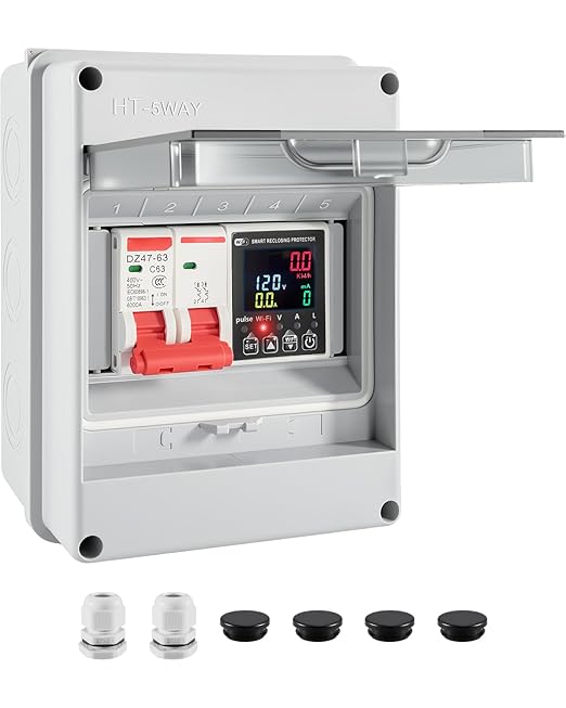 Smart Energy Monitor Box, 63A Circuit Breaker Power Consumption Monitoring by Unknown