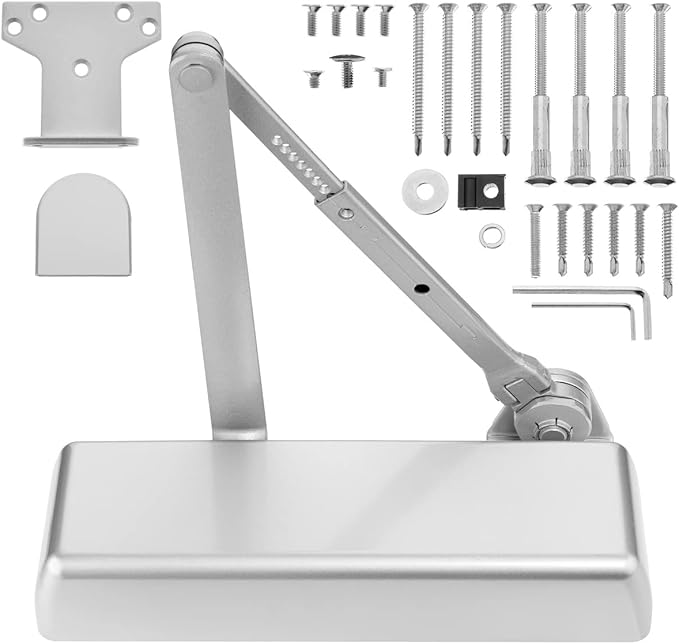 Dynasty Hardware Door Closer, Grade 1 Heavy Duty Commercial Hydraulic Closer & - Image 2