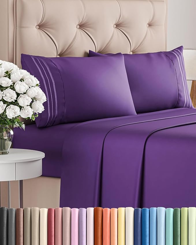 King Size 4 Piece Sheet Set by CGKUnlimited