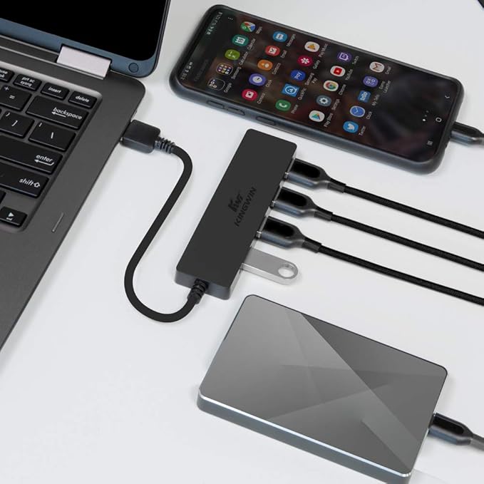Kingwin USB Hub 4 Port USB 3.0 Data Hub - Image 6