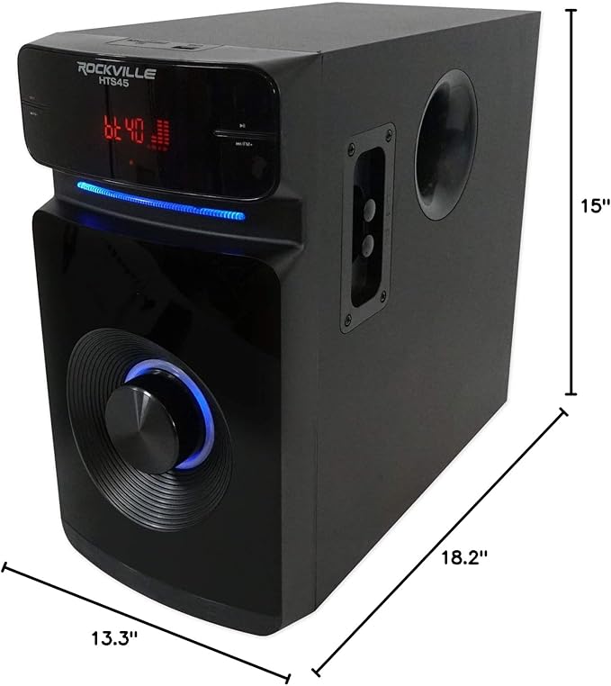 Rockville HTS45 800w 5.1 Channel Home Theater Audio System, USB/SD Playback - Image 11