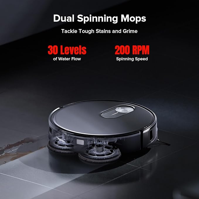 roborock Qrevo Slim Robot Vacuum and Mop Combo, 8.2cm Ultra-Slim, 3D Sensing - Image 6