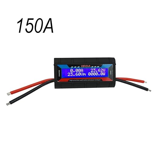 Proshopping 150A RC Watt Meter, High Precision Power Analyzer, DC 0-60V Volt - Image 8