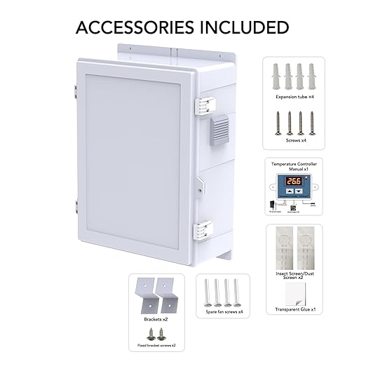 Akwscyby Outdoor Electrical Box, Waterproof Electrical Junction Box IP65 ABS - Image 7