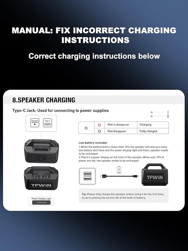 TPWIN Portable Bluetooth Speakers - Image 8