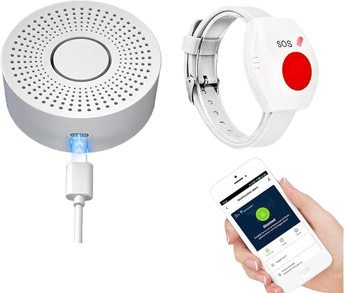 WiFi Caregiver Pager Call Button Wireless Nurse Alert Call Bell Emergency Alert by DwyenSlo