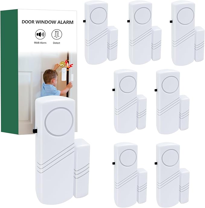 Door Window Alarm, 90DB Door Alarms by WimuPath