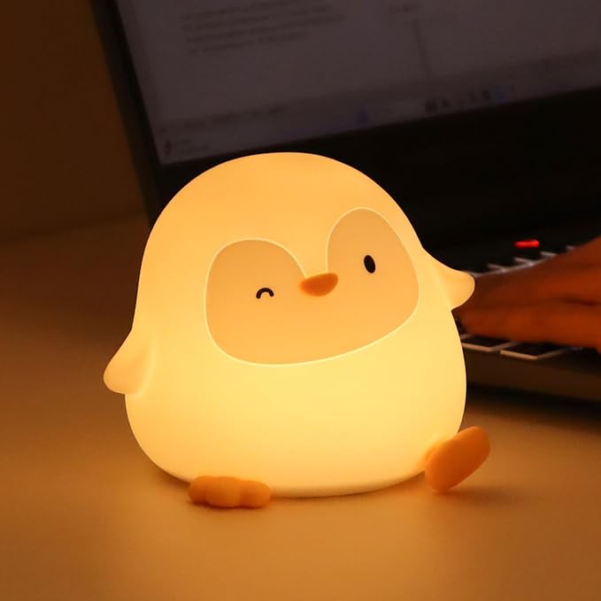 Rytinazzz Penguin Night Light, 50-Hour Battery & Pat Control, Squishy Silicone - Image 9