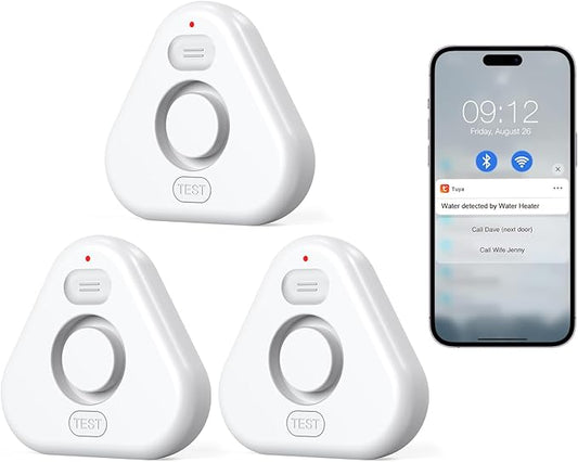 Water Alarm Leak Detector, Water Leak Detectors by MOXIV