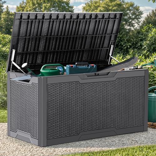 yitahome 100 gallon outdoor storage box on a desk or shelf
