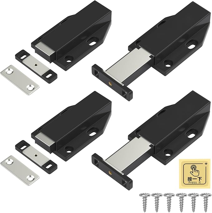 Magnetic Push Door Latch Jiayi 4 Pack Heavy Duty Push Magnets Cabinet Catches by Jiayi