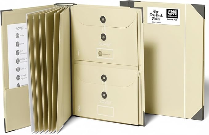 Savor | The Folio™ Document Organizer 2025 Edition | Premium Life Binder by Savor