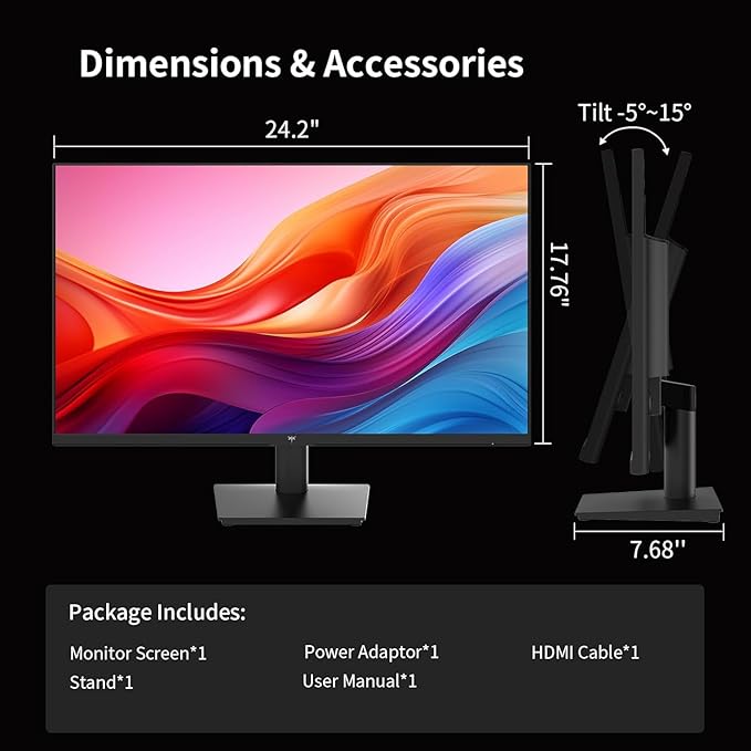 KTC 27 Inch QHD 100Hz Computer Monitor - Image 8