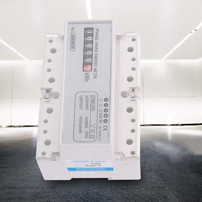 Energy Consumption Digital Electric Power Meter 3 Phase KWh Meter Smart Class 1 - Image 4