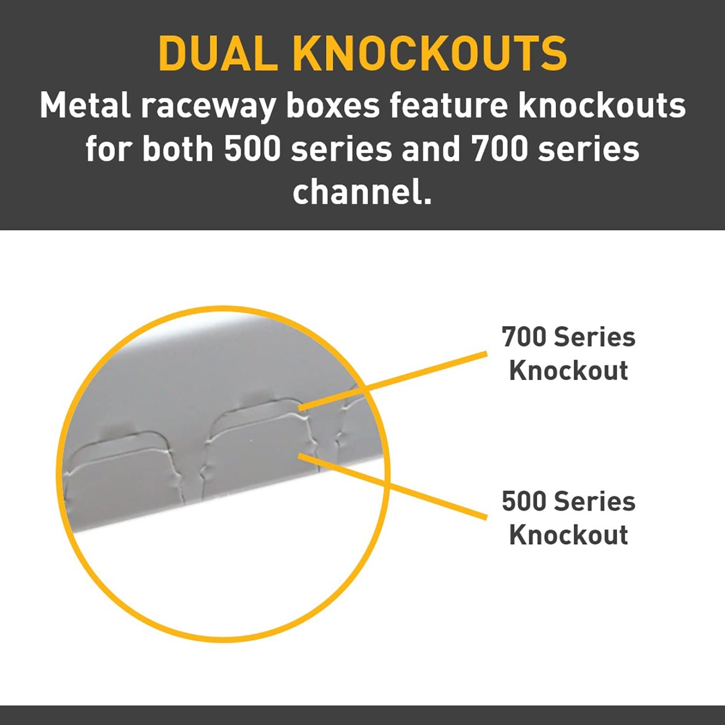 Legrand Wiremold 700 Series Metal Raceway Starter Electrical Box, White | Extend Permanent Power, Durable Steel, Screw Installation, Paintable, Customizable Cut to Size, Surface Mount
