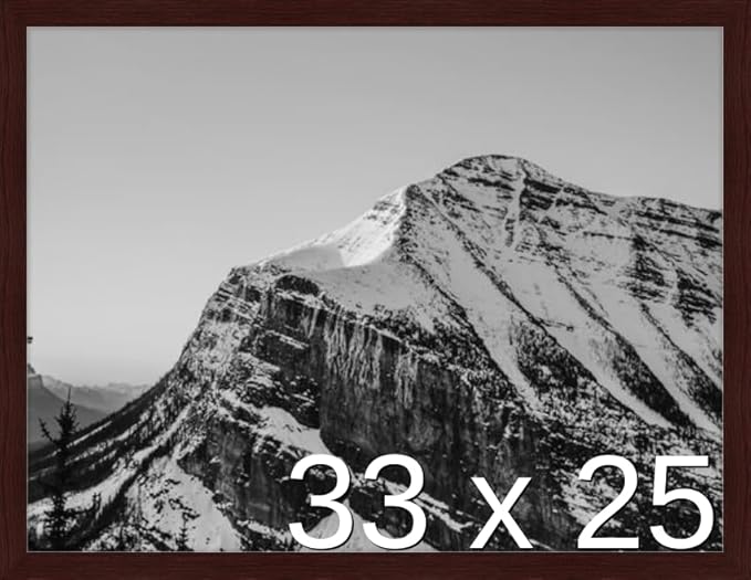 Frame It Easy 33 x 25 Merlot Wood Frame by FrameItEasy