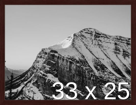 Frame It Easy 33 x 25 Merlot Wood Frame by FrameItEasy