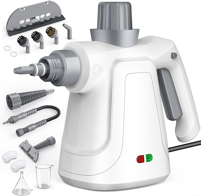 LaoTzi Steam Cleaner Handheld, 1300W High Pressure Natural Steamer by EnvironmentalProtection