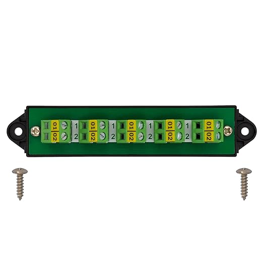 16Amp 300V 2x5 Position Terminal Block Distribution Module. OONO D-1655GP - Image 3