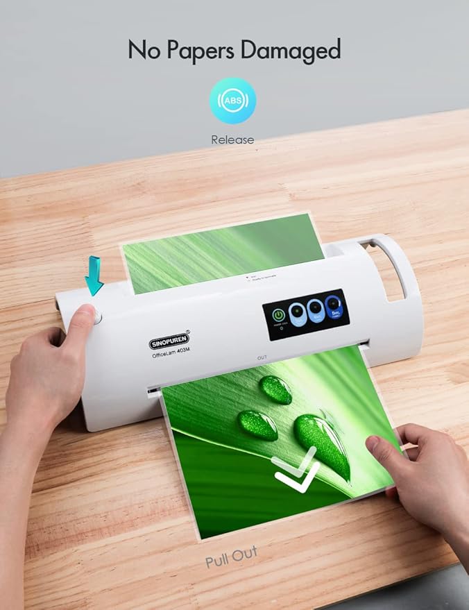 Laminator Machine, SINOPUREN Laminating Machine, Thermal Lamination 9-inch - Image 5