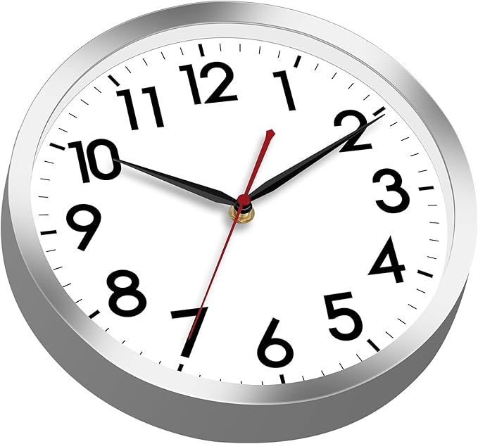 AKCISOT Wall Clock 14 Inch Large Silent Wall Clocks Battery Operated - Image 2