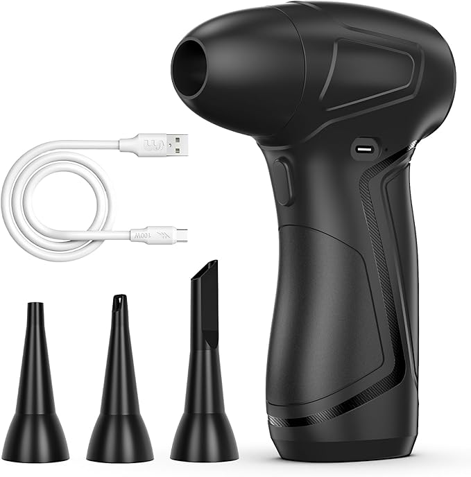 PureWellness Compressed Air Duster Can, Cordless Air Blower, Rechargeable by Unknown