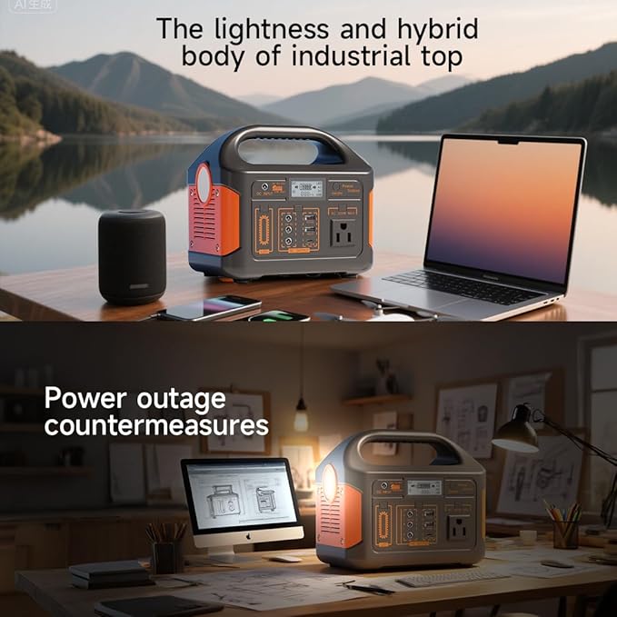 KAIYUEKJ Portable Power Station 256Wh LiFePO4 Battery, 300W Backup Lithium - Image 7