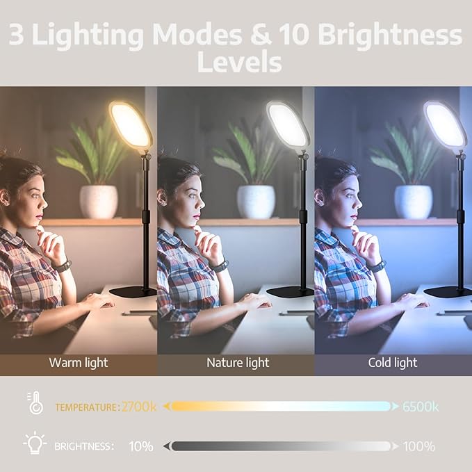 LitONES 2Pcs Desktop Video Conference Lighting - Image 2