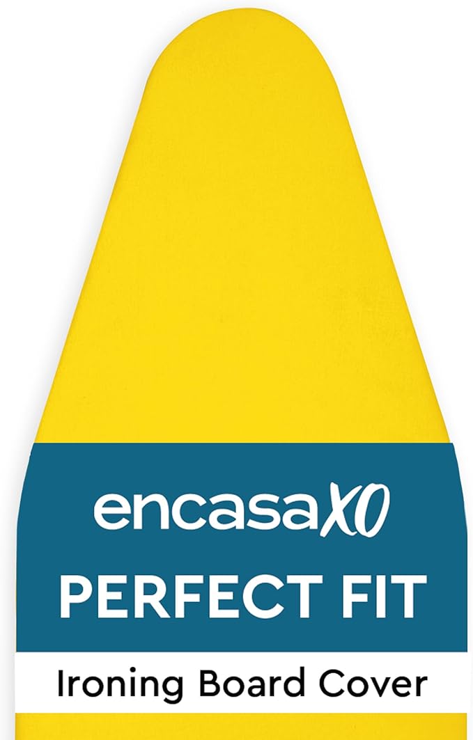 Encasa XO Ironing Board Cover and Pad 54"x15" - 4mm Felt Large Iron Board Cover by EncasaXO
