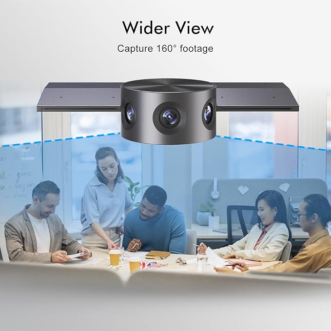 Panoramic 180° Video Camera, Immersive Video Conference Experience, both - Image 2