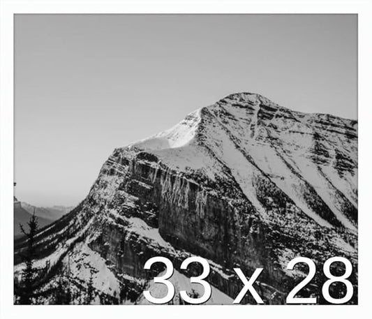 Frame It Easy 33 x 28 White Wood Frame by FrameItEasy