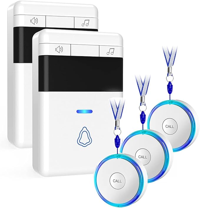 Caregiver Pager, Wireless Call Button by METAK