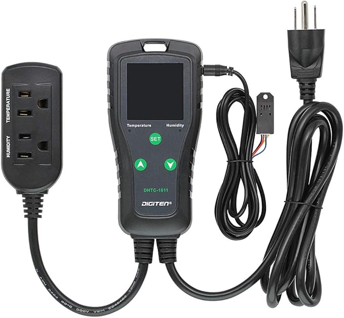 DIGITEN DHTC1011 Humidity and Temperature Controller Plug-in Thermostat - Image 3