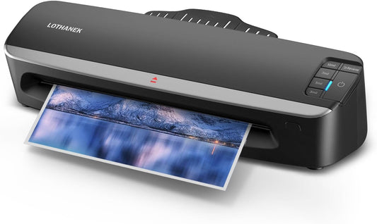 13 inch 4-Roller Laminator Machine, 3-10 Mil 60-Second Warm-up A3 Commercial