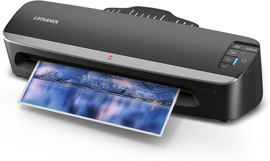 13 inch 4-Roller Laminator Machine, 3-10 Mil 60-Second Warm-up A3 Commercial by LOTHANEK