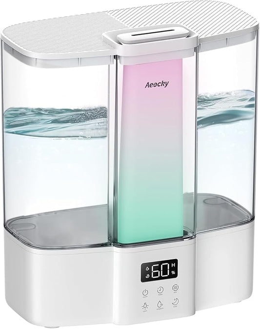 Geek-Level Aeocky Humidifier for Baby, Quiet Ultrasonic Humidifiers for Bedroom by AeockyDirect