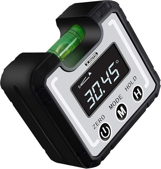 Digital Angle Finder Magnetic & Level Bubble Vial 4 X 90°Angle Gauge by eOUTIL
