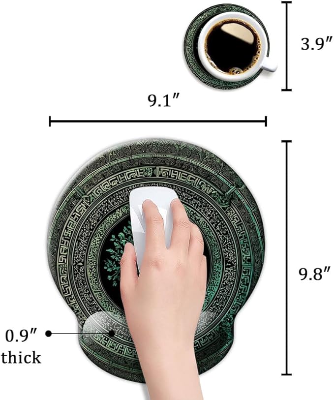 Ergonomic Mouse Pad with Wrist Support, Mouse Pad with Wrist Rest, Relieve - Image 6