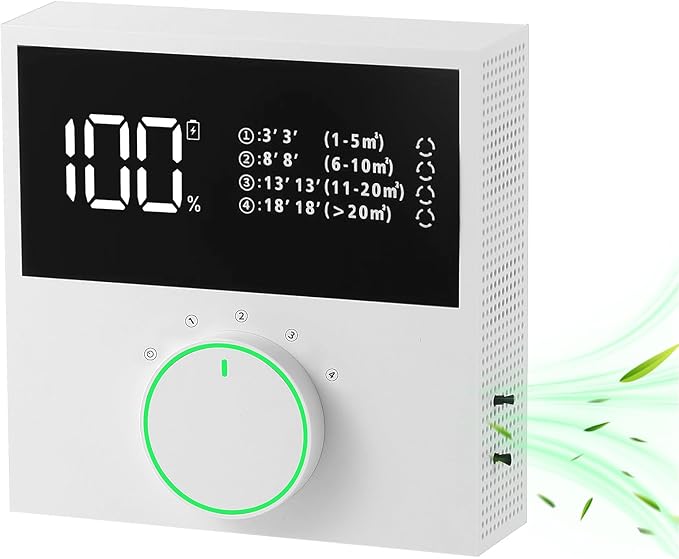 Negative Ion Air Purifier, Portable Negative Ion Generator by TALLDU